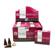 Golden Nag Meditation Cones