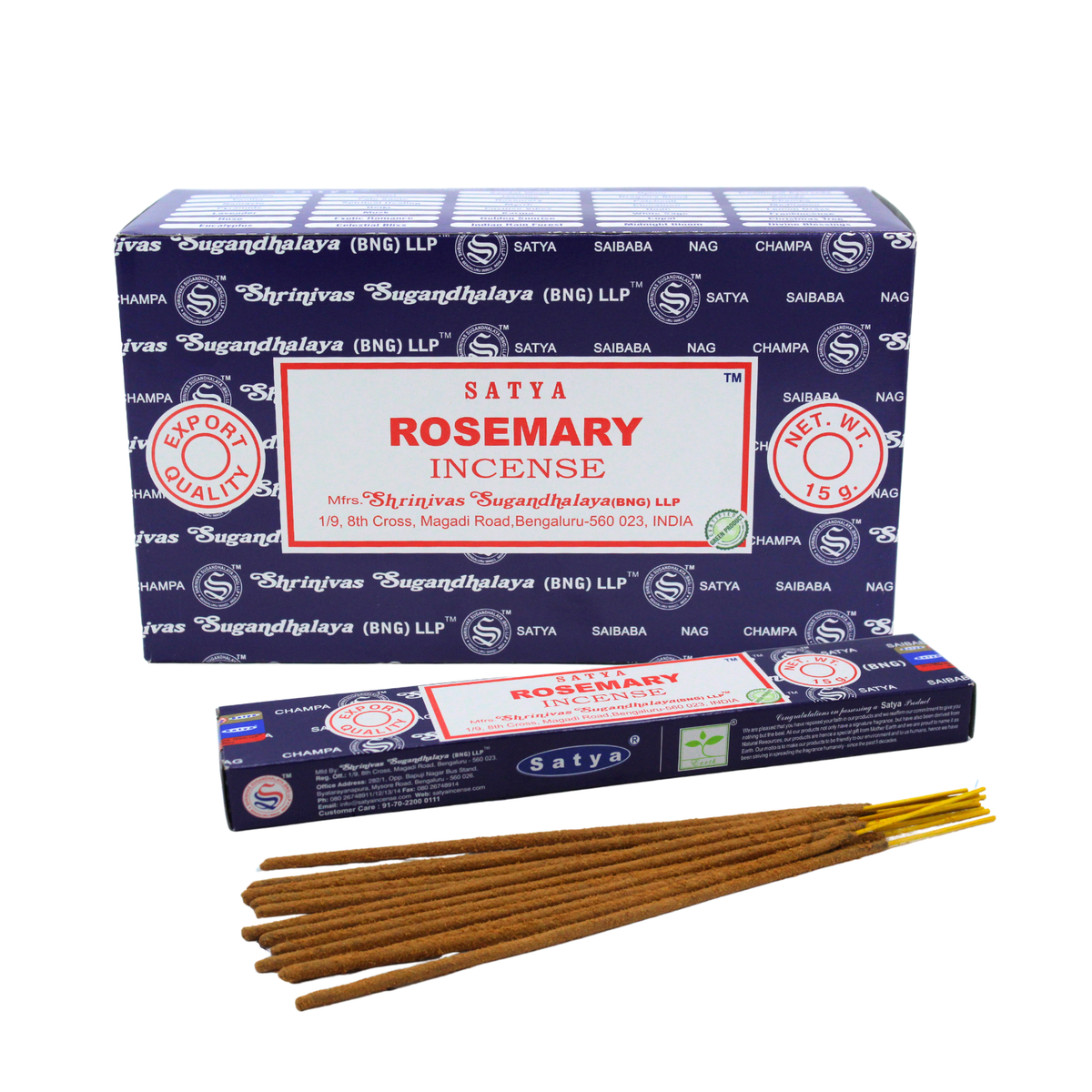 Satya Rosemary Incense 15 grams