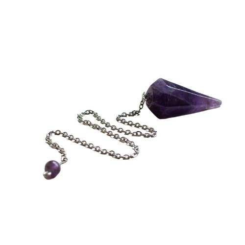 Conical pendulum Amethyst 3.5cm