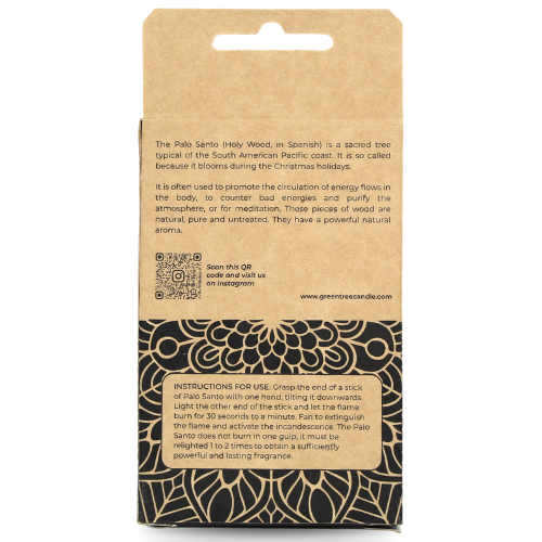 Green Tree Palo Santo 10 thin sticks