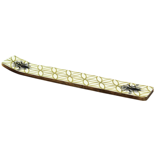 Laminated Incense Holder Flower of Life & Goddess Set of 6pc