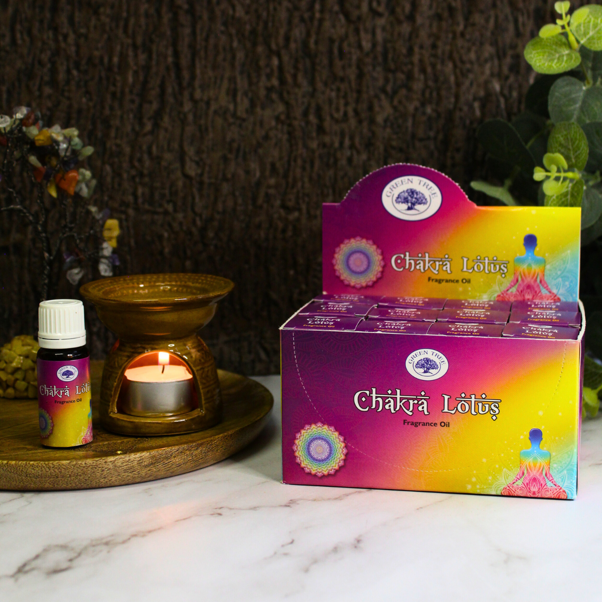 Green Tree Chakra Lotus Fragrance Oil 10 ml
