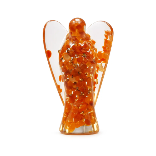 ORGONE ANGELS FIGURINES-CARNELIAN