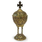 Akropol Incense Holder with Cross (20cm)