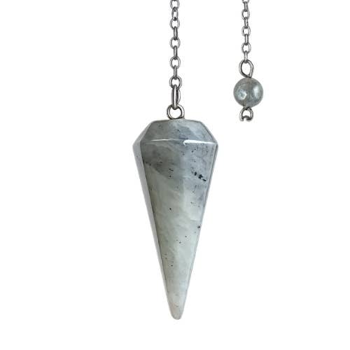 Labradorite conical pendulum 3.5cm
