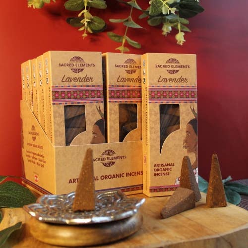 Sacred Elements Lavender Organic Cones