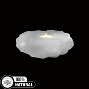 Selenite Tealight Holder 13 x 4 cms