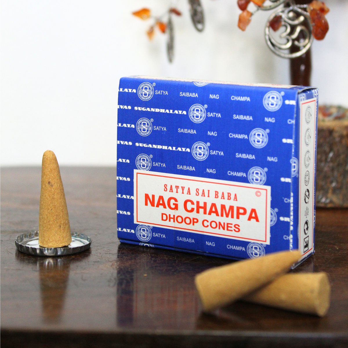 Satya Nag Champa Cones 12 small boxes