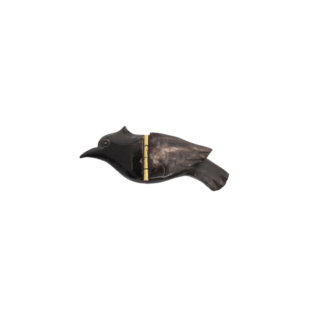 Artisanal Ox Horn Box - Woodpecker