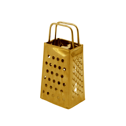 Golden Amber Block Grater, 8 cm