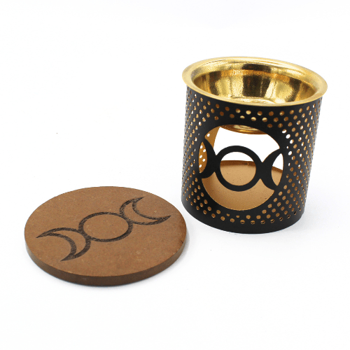 Tealight Holder & Aroma Oil Burner Triple Moon