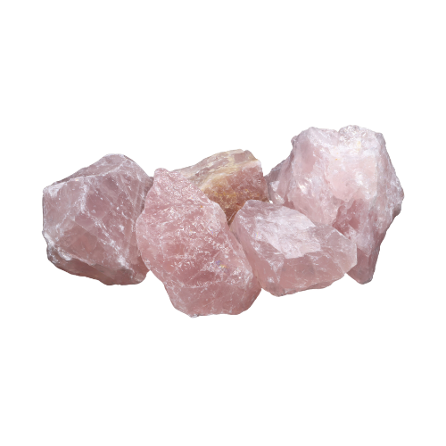 Rose Quartz 'A' rough stone 1kg - Madagascar