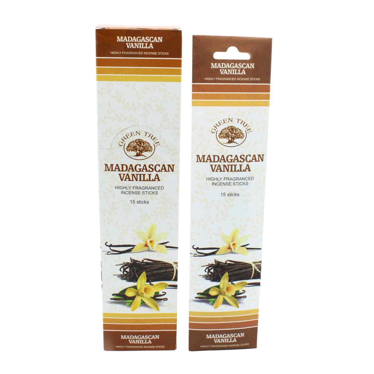 Green Tree Madagascar Vanilla Incense 15 Sticks