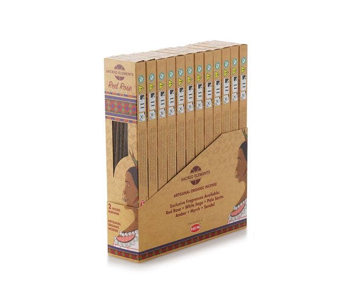 Sacred Elements Red Rose Smudge Sticks