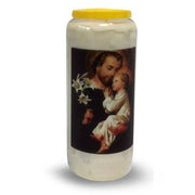 Novena candle St.Joseph & Prayer