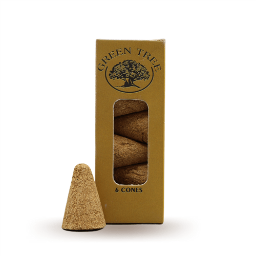 Green Tree Palo Santo Wood Powder Incense Cones