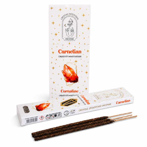 Native Soul Crystal Intention incense with Carnelian chips