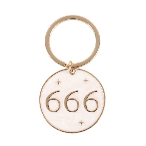 666 Angel Number Keyring