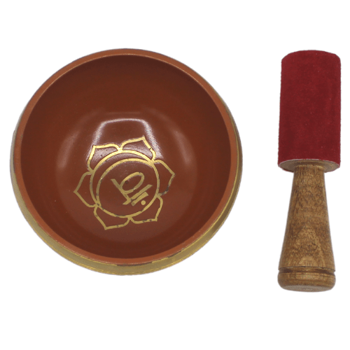 Sacral Chakra white singing bowl 10 cm