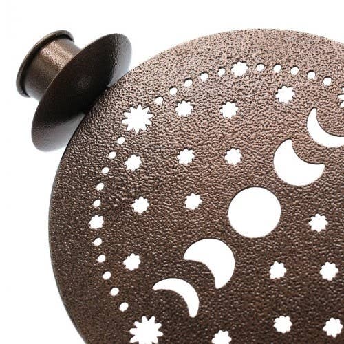 Iron Lunar Candle Holder 16 cm