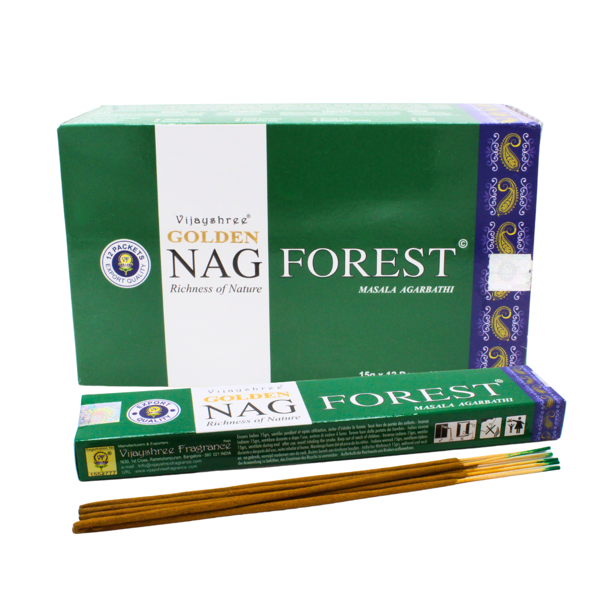 Golden Nag Forest Incense 15 grams