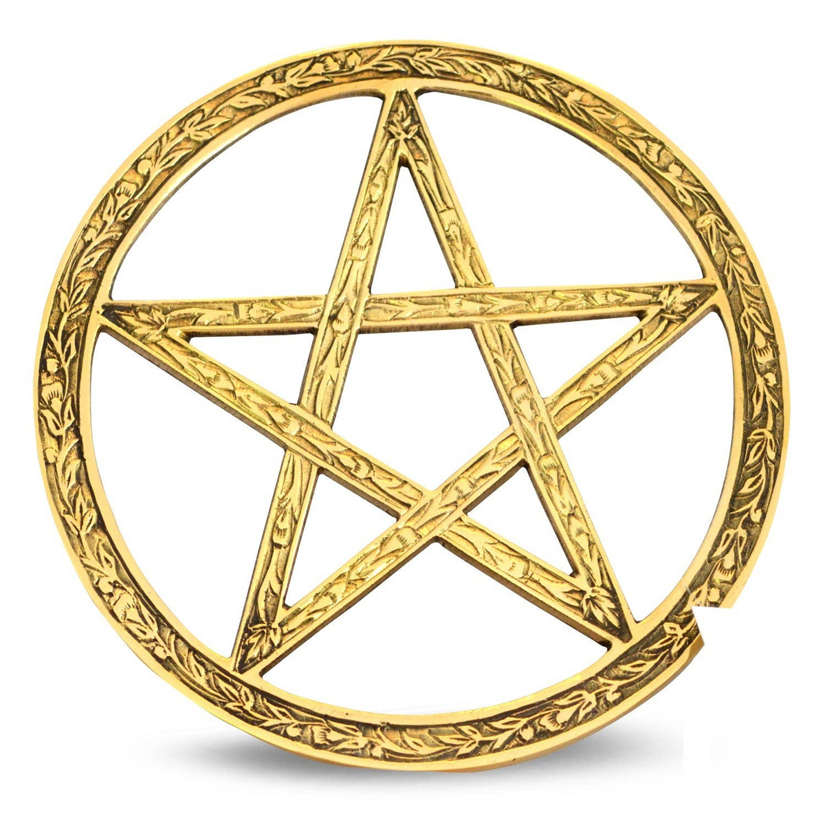 Brass pentagram 25cm