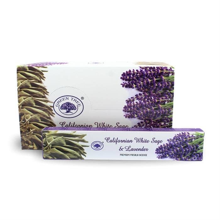 Green Tree Californian White Sage & Lavender Incense 15 gr