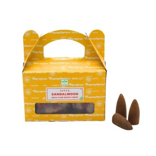 Satya Sandalwood backflow dhoop cones