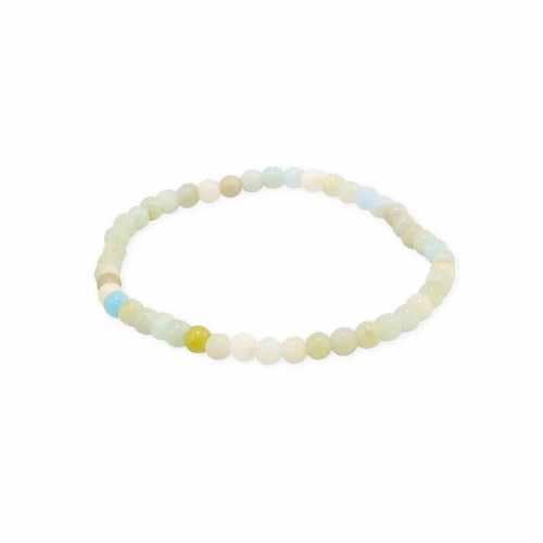 Morganite beaded Bracelet 6 mm - Madagascar