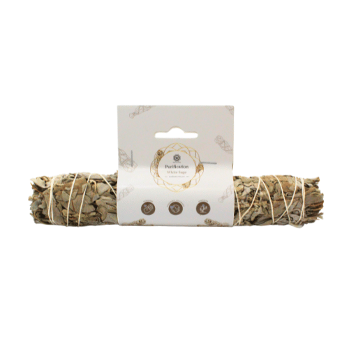 Purification White Sage Smudge Stick 22cm with label