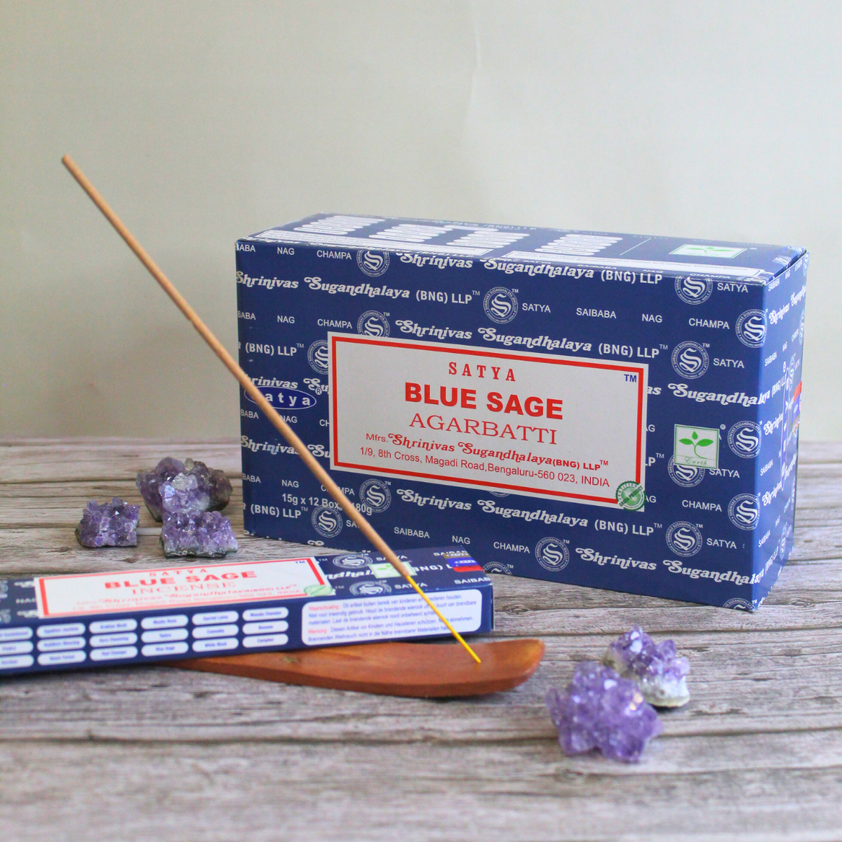 Satya Blue Sage 15 gram incense