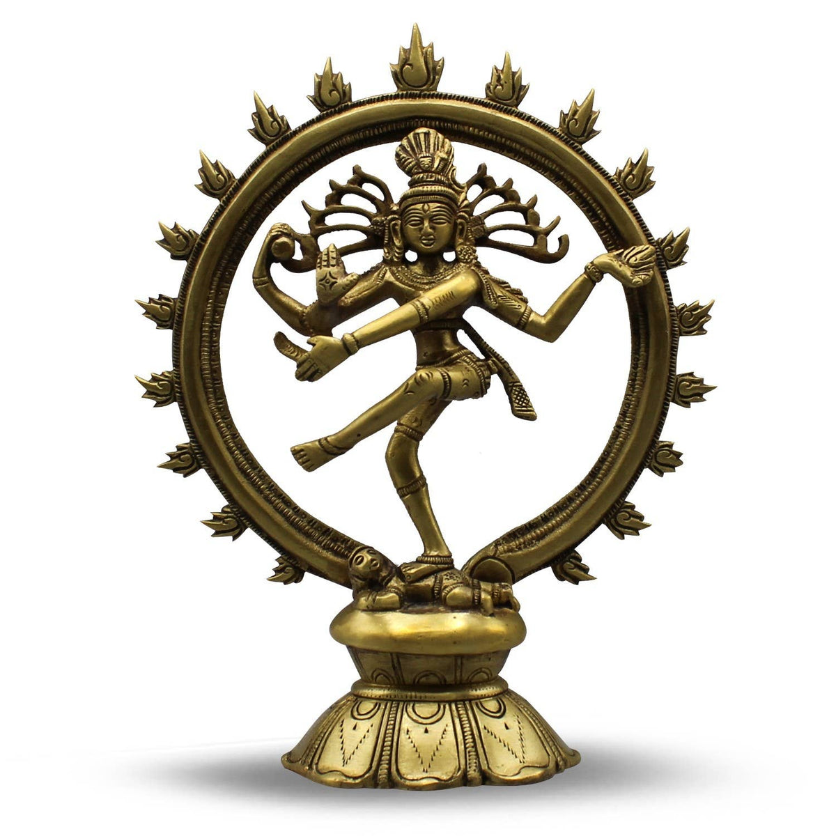 Nataraja Dancing on Rd. Base 8"