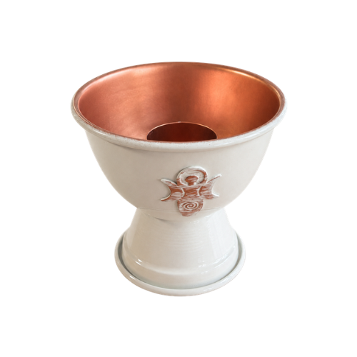 Ivory Sage Smudging Bowl Goddess