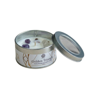 Green Tree Gemstone Candle Golden Triangle Lotus 70g