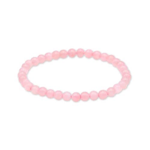Rose Quartz beaded Bracelet 8 mm - Madagascar
