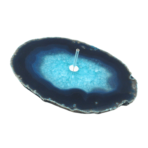 Incense holder Agate Turquoise (Green and Blue)