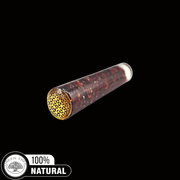 ORGONE SMOOTH MASSAGER GARNET WITH FLOWER OF LIFE