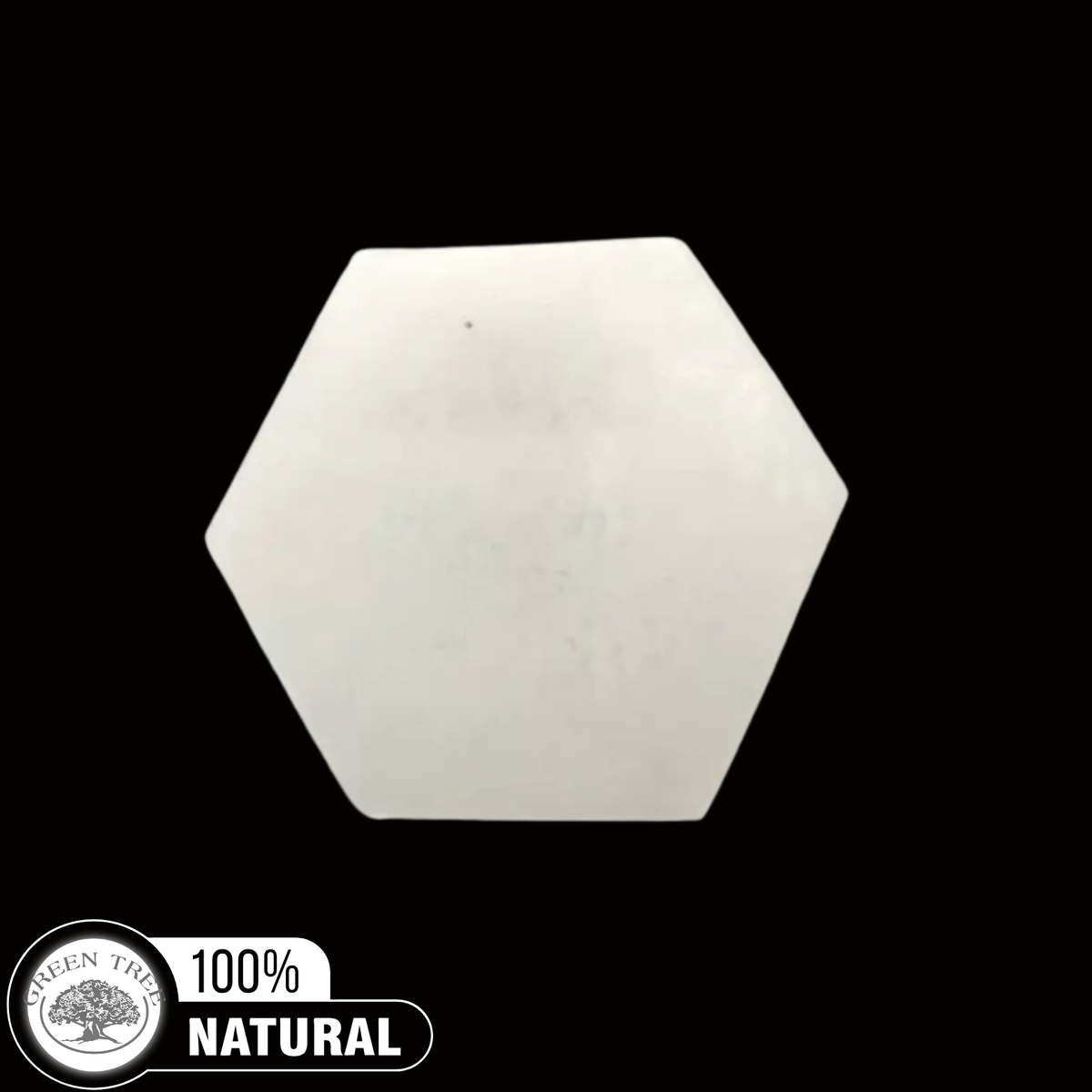 Hexagonal Selenite Base 100 mm