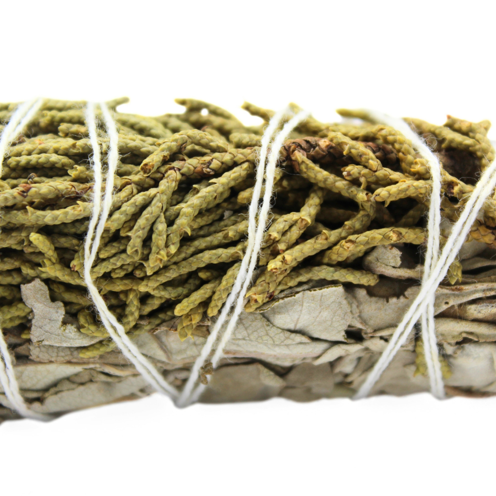 White Sage & Juniper Smudge Stick 10cm (price per pc)
