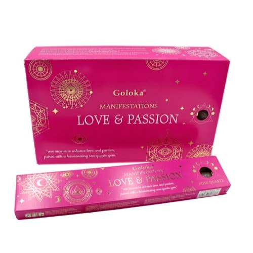 Goloka Manifestations Love & Passion Gemstone Incense