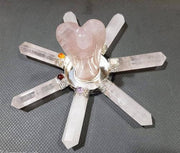 Rose Quartz Angel Chakra Energy Generator