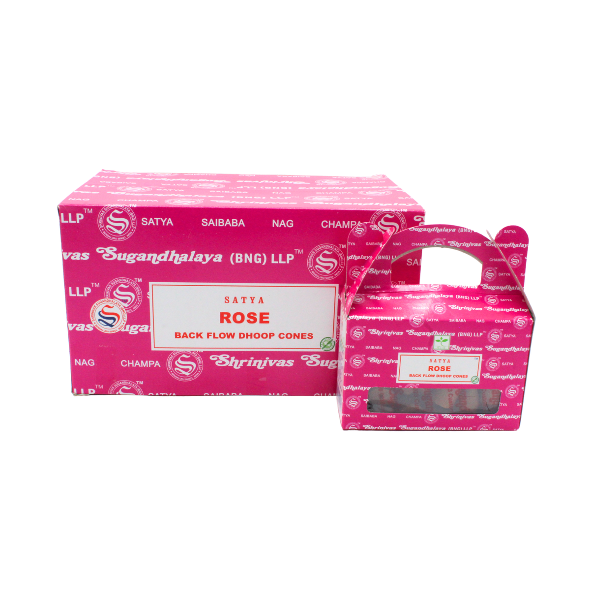 Satya Rose Backflow Dhoop Cones