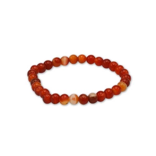 Carnelian beaded Bracelet 10 mm - China