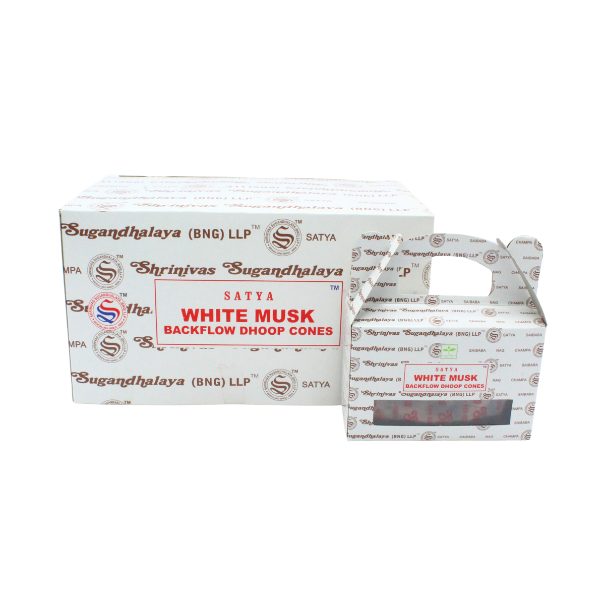 Satya White Musk Backflow Dhoop cones