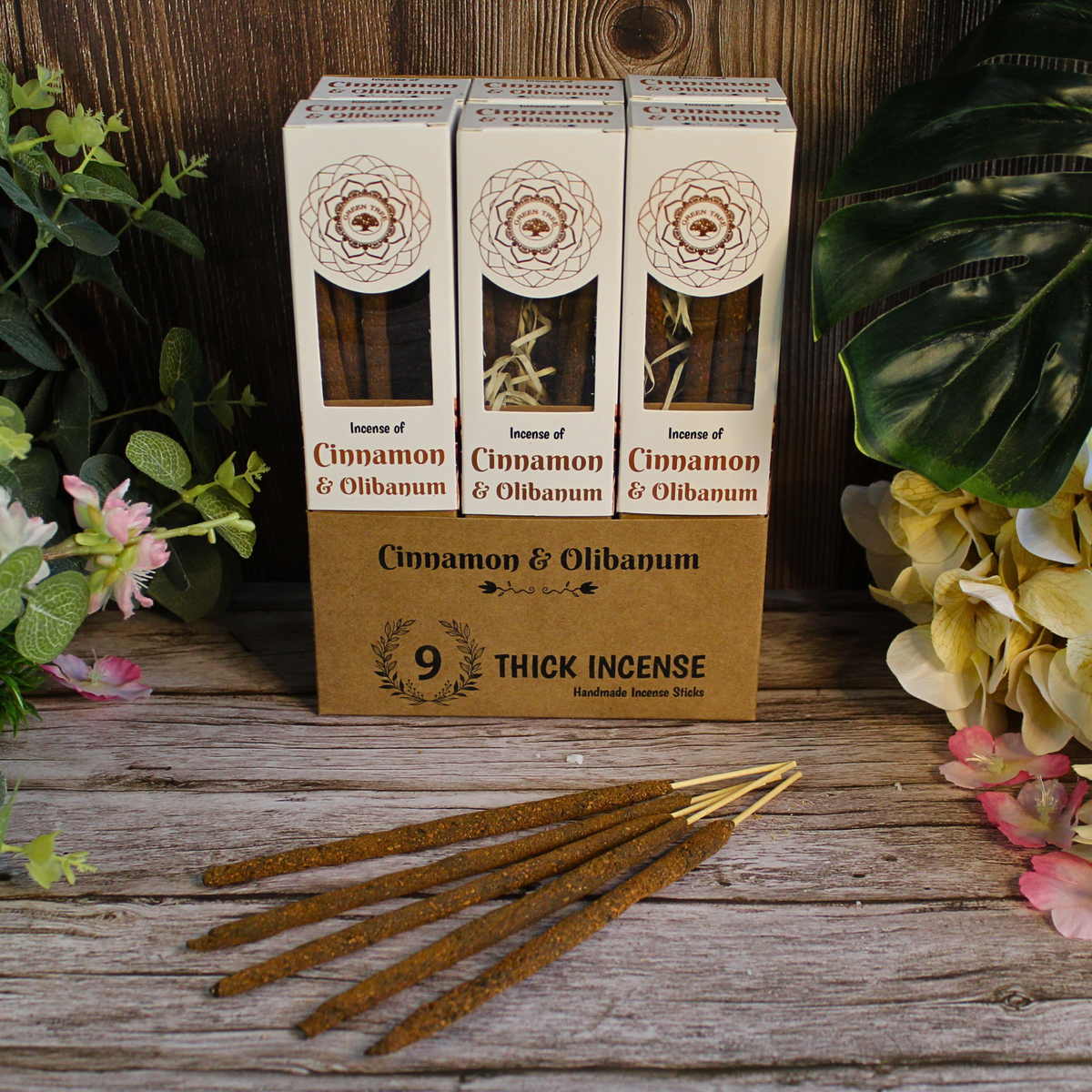 Green Tree Cinnamon & Olibanum Botanical Incense