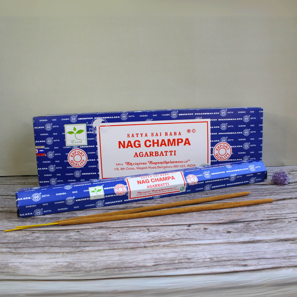 Satya Nag Champa Garden Sticks 6 packs x 50g