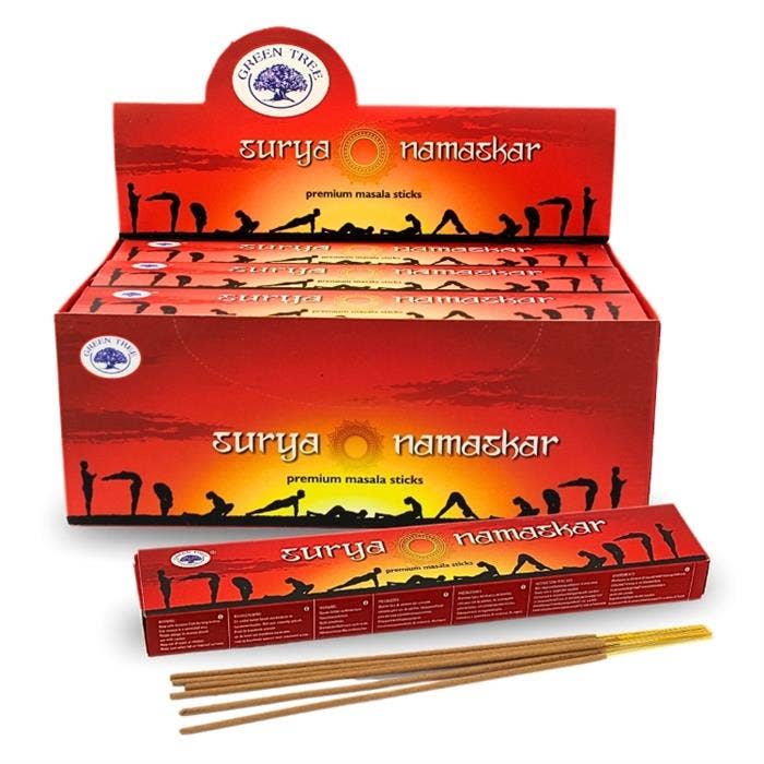 Green Tree Surya Namaskar Incense 15 grams
