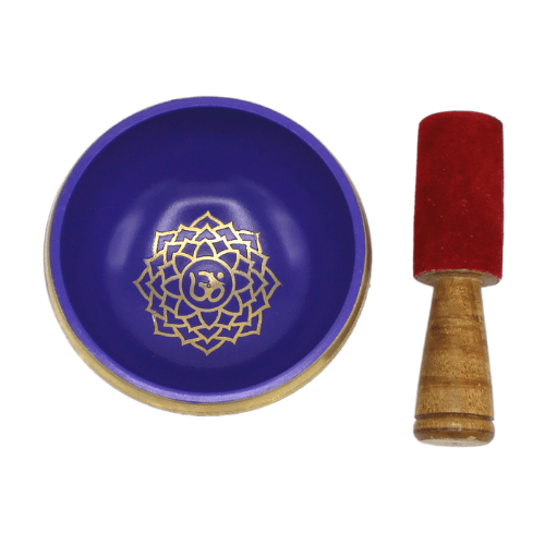 Crown Chakra white singing bowl 10 cm