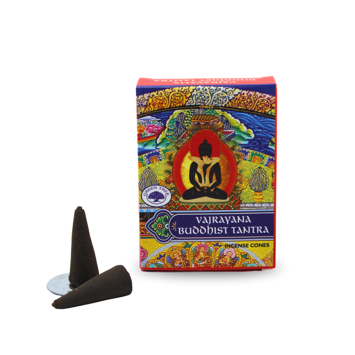 Green Tree Buddhist Tantra Cones (10 pieces)