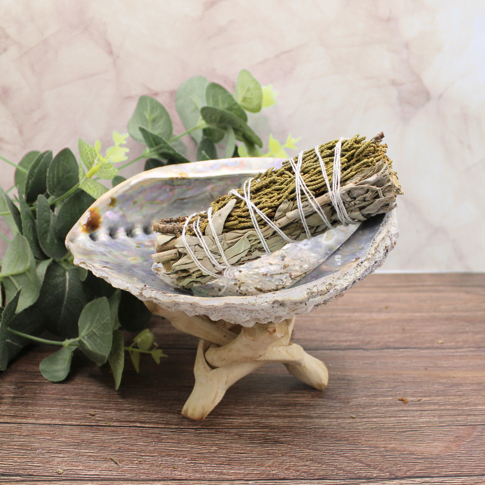 White Sage & Juniper Smudge Stick 10cm (price per pc)